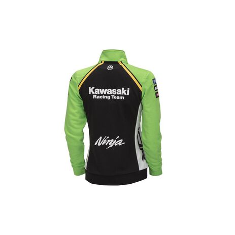_Kawasaki WSBK 2024 Women Zip Jacket Green | 166WBF24101S-P | Greenland MX_