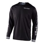 _ Troy Lee Designs GP Mono Jersey Black | 307490002-P | Greenland MX_