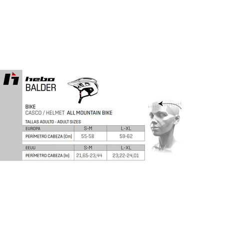 _Hebo Balder Monocolor II Helmet White | HB0007BLXL-P | Greenland MX_