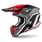 _Airoh Twist 2.0 Shaken Helmet Red | TW2SH55 | Greenland MX_