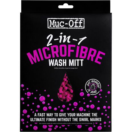 _Muc-Off 2-in-1 Microfibre Wash Mitt | 20411 | Greenland MX_