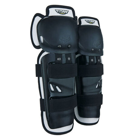 _Fox Titan Sport knee Guards Black | 06194-001-OS | Greenland MX_