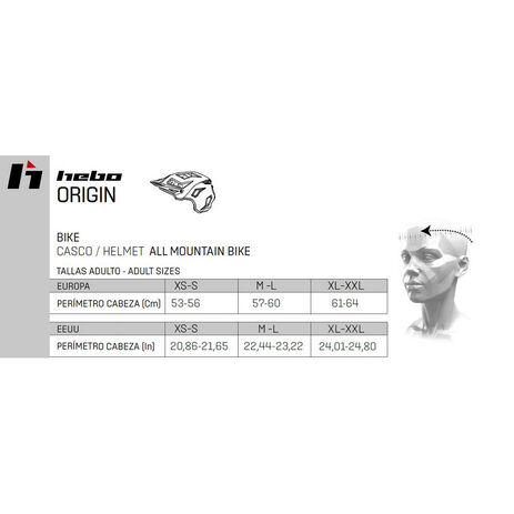_Hebo Origin Matt/Helmet Titanium | HB0205TIML-P | Greenland MX_