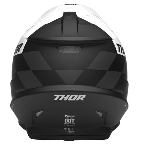 _Thor Sector Birdrock Helmet Black/White | 01107352-P | Greenland MX_
