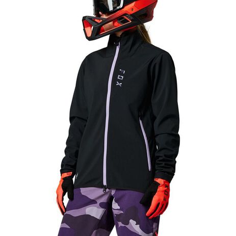 _Fox Ranger Fire Women's Jacket Black/Violet | 27533-166 | Greenland MX_