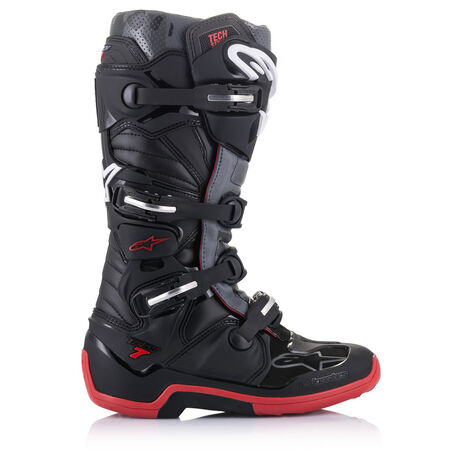 _Alpinestars Tech 7 Boots Black/Gray/Red | 2012014-1153 | Greenland MX_