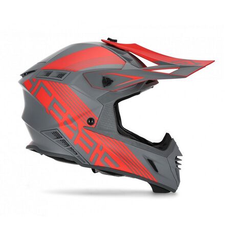 _Acerbis X-Track VTR Helmet Gray/Red | 0023901.295 | Greenland MX_