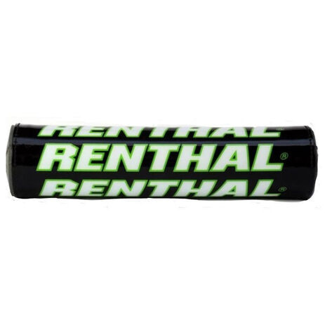 _Renthal square handlebar pad Mini 205 mm black/green | P292 | Greenland MX_