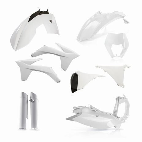 _Acerbis KTM EXC/EXC-F 12-13 Plastic Full Kit White | 0016234.030-P | Greenland MX_