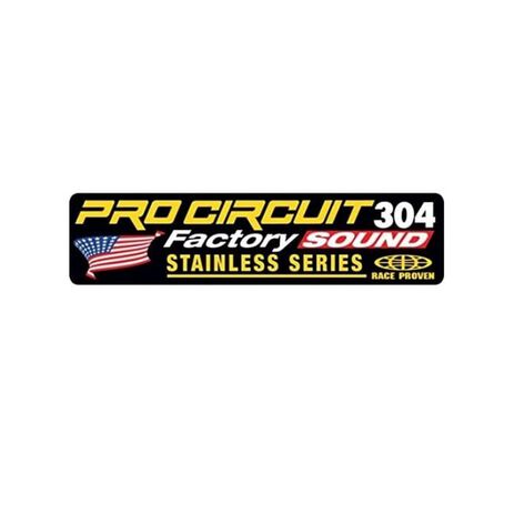 _Pro Circuit 304 Factory Silencer Decal | DCFS304 | Greenland MX_