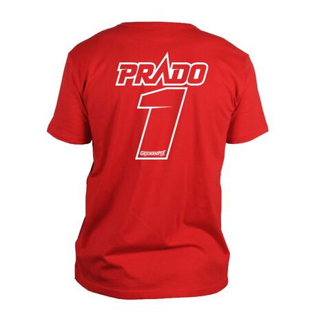 _Jorge Prado 61 #1 World Champion Official Merchandising T-Shirt | JP61-71RD-P | Greenland MX_