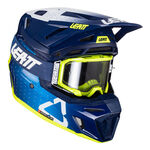 _Leatt Moto 8.5 V24 Helmet with Goggles Blue | LB1024060120-P | Greenland MX_