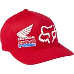 _Fox Honda HRC Flexfit Hat Red | 28341-003 | Greenland MX_