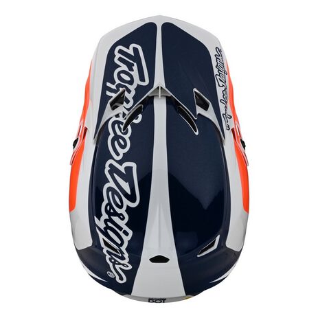 _ Troy Lee Designs SE4 Corsa Helmet Navy/Orange | 109133011-P | Greenland MX_
