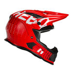 _Hebo HMX-P01 Dots Helmet Red | HC0625RL-P | Greenland MX_