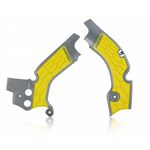 _Acerbis X-Grip Frame Protectors Suzuki RMZ 450 08-17 Gray/Yellow | 0022347.290 | Greenland MX_