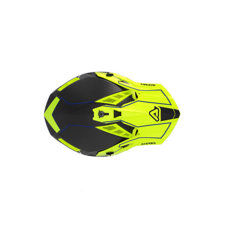 _Acerbis Steel Carbon Helmet Black/Fluo Yellow | 0025047.457-P | Greenland MX_