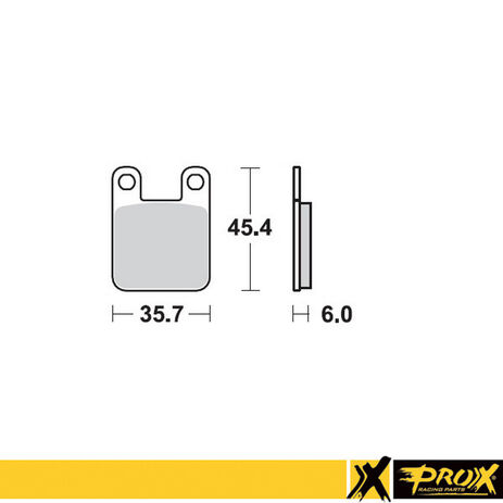 _Prox Front Brake Pad KTM SX 60/65 98-01 | 37.102102 | Greenland MX_