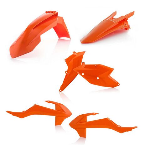 _Acerbis KTM EXC/EXC-F 17-19 Plastic Kit Orange | 0022370.011.016-P | Greenland MX_