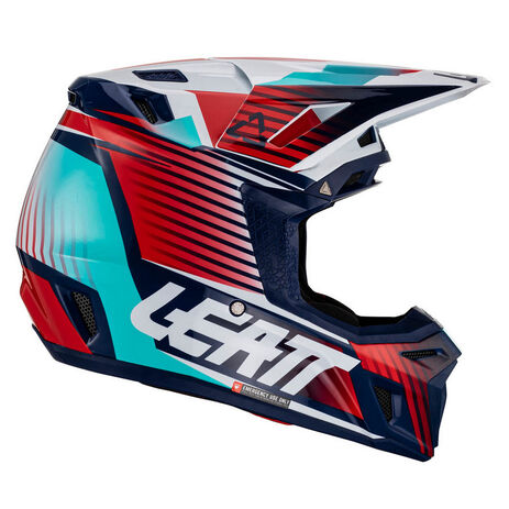 _Leatt Moto 8.5 Helmet with Goggles Red/Blue  | LB1023010550-P | Greenland MX_