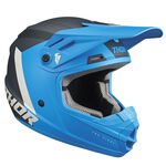 _Thor Sector Chev Youth Helmet Blue/Gray | 01111475-P | Greenland MX_
