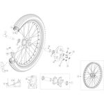_Front Wheel | GGT28R17-14 | Greenland MX_
