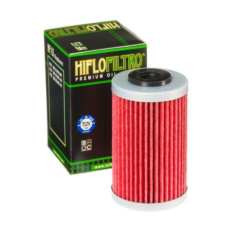 _Hiflofiltro Oil Filter KTM SX-F/EXC-F 400/450/525 99-06 1st Husqvarna 701 Enduro 16-19 2nd | HF155 | Greenland MX_