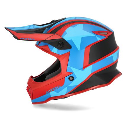 _Acerbis Steel Junior Helmet Red/Blue | 0023425.344 | Greenland MX_