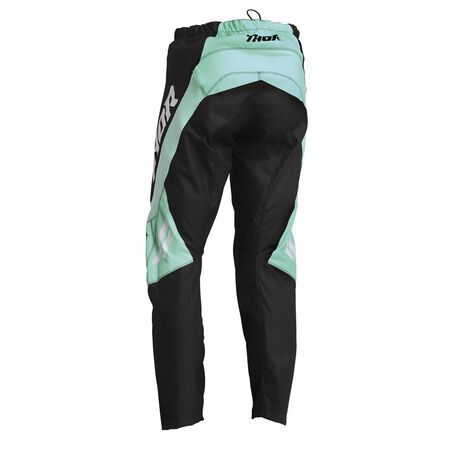 _Thor Sector Chev Youth Pants Black/Turquoise | 29032031-P | Greenland MX_