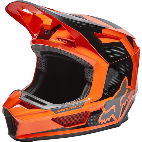 _Fox V2 Dier Helmet Orange Fluo | 28031-824 | Greenland MX_