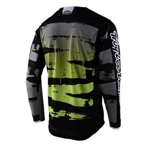 _ Troy Lee Designs GP Brushed Youth Jersey Black/Green | 309895011-P | Greenland MX_