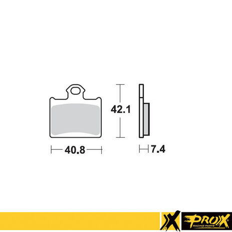 _Rear Brake Pad Prox KTM SX 85 11-20 Freeride 350 12-17 | 37.289102 | Greenland MX_