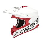 _Scorpion VX-15 Evo Air Helmet White/Red | 35-100-59-P | Greenland MX_