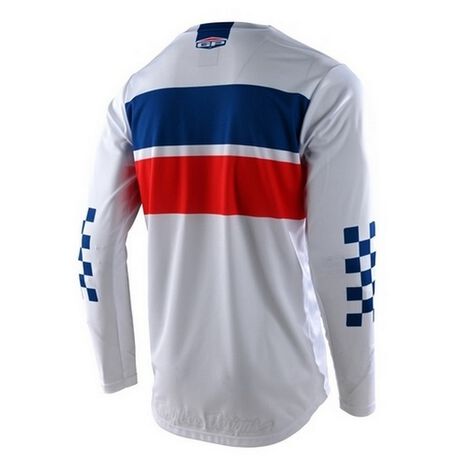 _Troy Lee Designs GP Racing Jersey Stripe White | 307986012-P | Greenland MX_