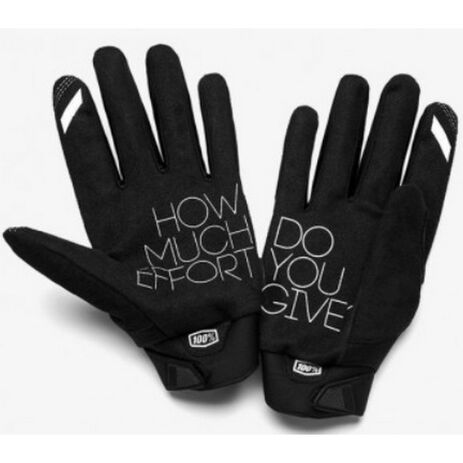 _100% Brisker Gloves  Black/White | 10016-057 | Greenland MX_