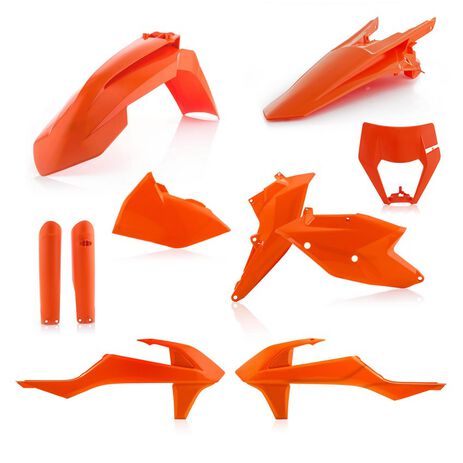 _Acerbis KTM EXC/EXC-F 17-19 Plastic Kit Full Orange 16 | 0022371.011.016-P | Greenland MX_