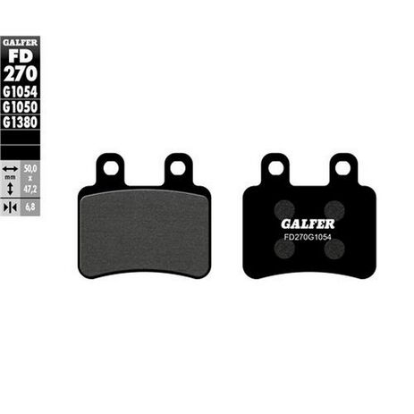 _Galfer Sherco SE 1.25 F 10-.. Semi Metal Rear Brake Pads | FD270G1054 | Greenland MX_