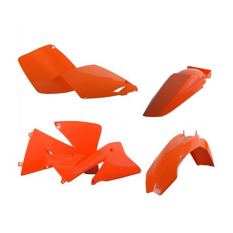 _Polisport KTM EXC/EXC-F 01-02 Plastic Kit Orange | 90652 | Greenland MX_