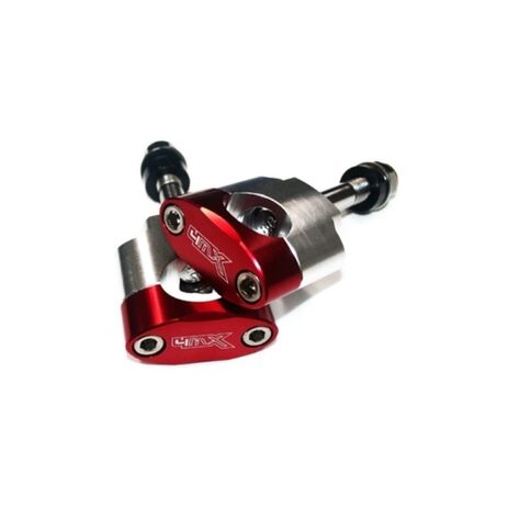 _4MX Handlebar Clamps 28 mm 12 mm Red | MS-19TRD | Greenland MX_