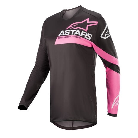 _Alpinestars Stella Fluid Chaser Ladies Jersey Black/Pink  | 3782422-1390 | Greenland MX_