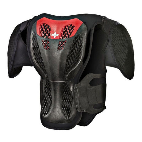 _Alpinestars A-5 S Youth Chest Protector Black/Red | 6740518-13-P | Greenland MX_