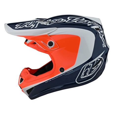 _ Troy Lee Designs SE4 Corsa Helmet Navy/Orange | 109133011-P | Greenland MX_