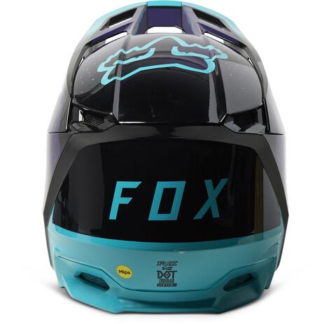 _Fox V2 Vizen Helmet Black/Purple | 29650-166 | Greenland MX_