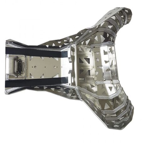 _P-Tech P-Tech Skid Plate with Exhaust Pipe Guard KTM EXC 250/300 HVA TE 17-19 | PK005 | Greenland MX_