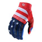 _ Troy Lee Designs Air Stripes & Stars Gloves Red/Blue | 440832002-P | Greenland MX_