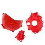 _Polisport Clutch+Ignition+Water Pump Cover Protector Kit Honda CRF 250 R 18-23 | 90958-P | Greenland MX_