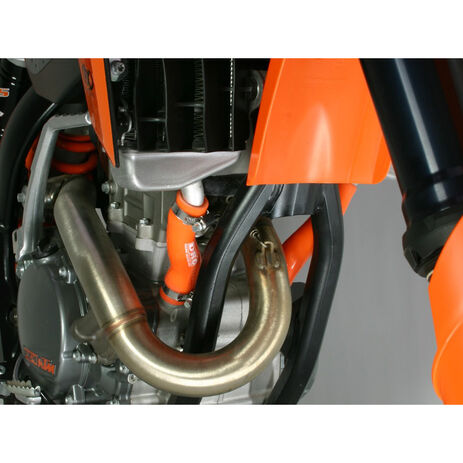 _DRC KTM SX-F 250 08-10 Radiator Hose Orange | D47-01-837 | Greenland MX_