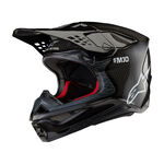 _Alpinestars Supertech M10 Solid Helmet Glossy Black | 8300123-1188-P | Greenland MX_