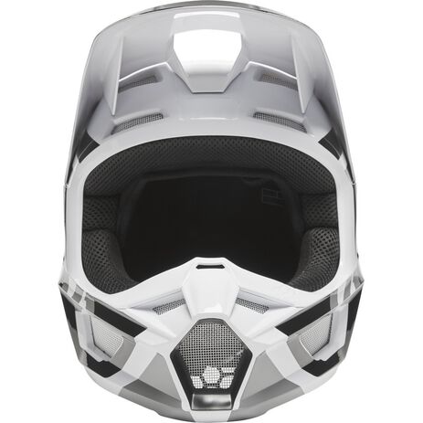 _Fox V1 Lux Helmet Black/White | 28356-018 | Greenland MX_