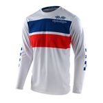 _Troy Lee Designs GP Racing Jersey Stripe White | 307986012-P | Greenland MX_